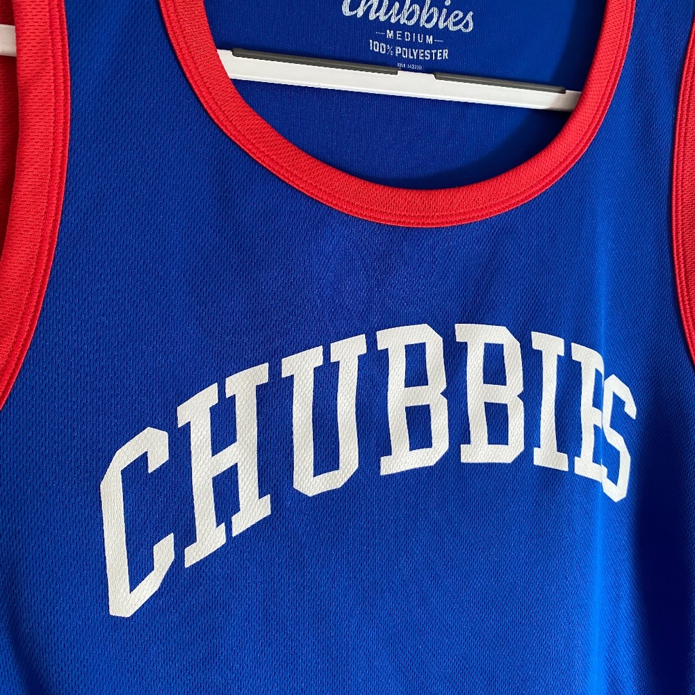 Chubbies Tank-Top (Blue/Red, medium) - Picture 2 of 2